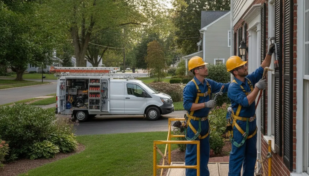 Plumber repairing a pipe in Concord, MA for reliable plumbing service